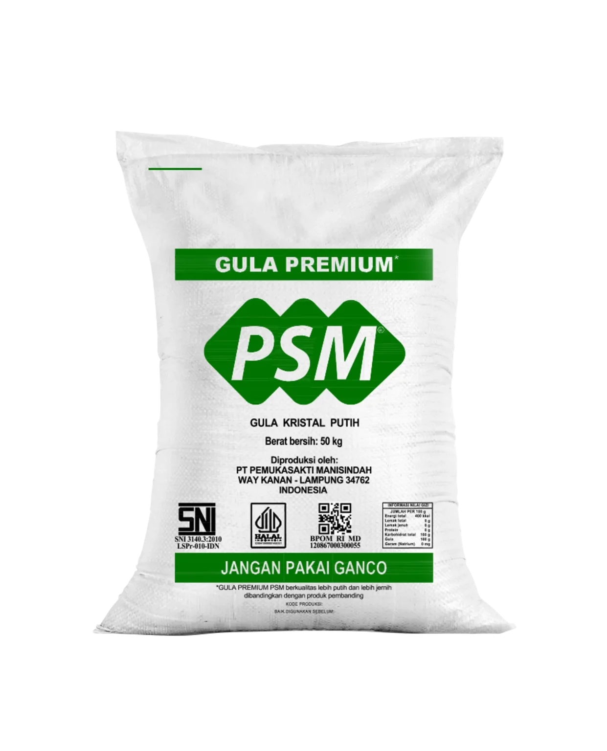 Gula Premium PSM - Bag 50kg